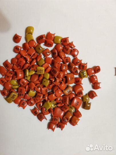 Км конденсаторы рыжие