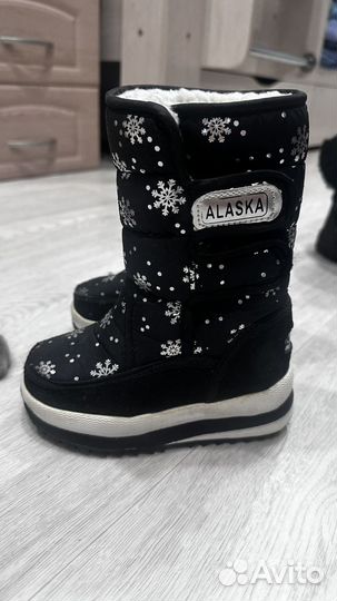 Сапоги зимние для девочки 26,27