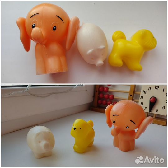 Игрушки пластмассовые СССР