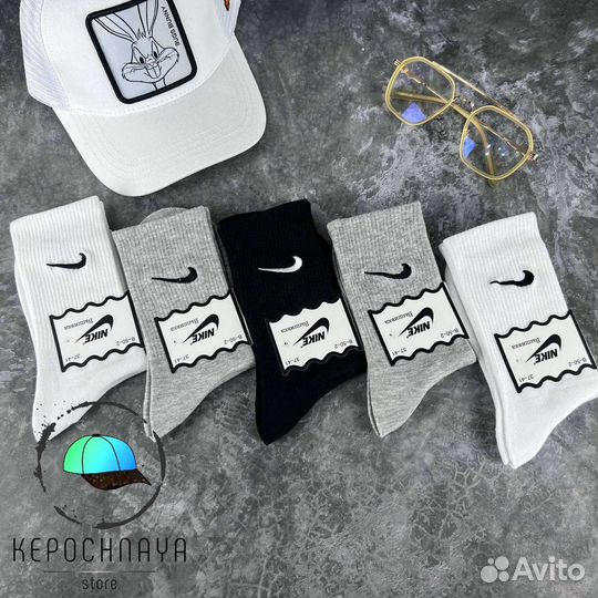 Носки Nike Значок вышивка