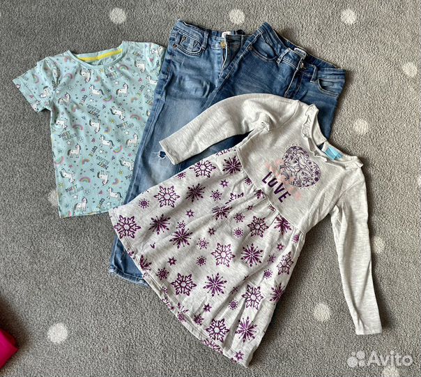 Вещи пакетом 122-128 26 вещей