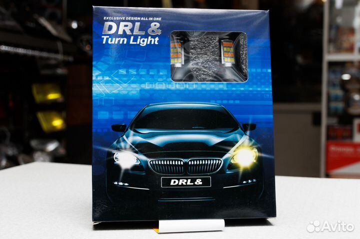 LED DRL в поворотник P21 (1156)