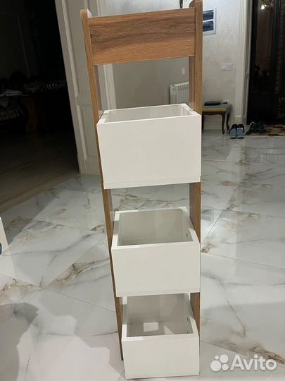 Классная этажерка для ванной 3-х ярусная