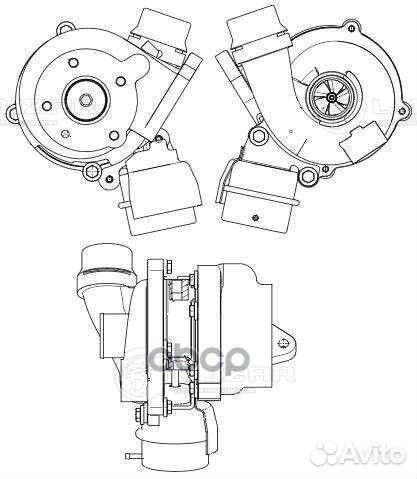 Турбокомпрессор для а/м Renault Megane (02) /Sc