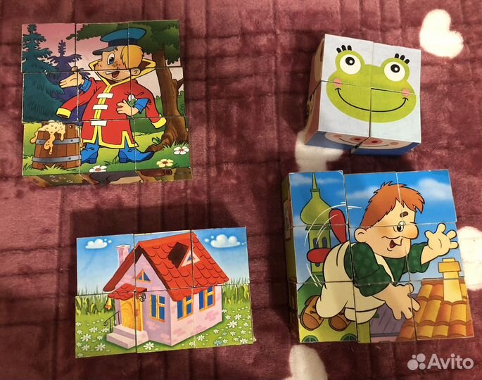 Детские игрушки кубики