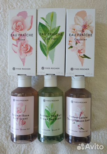 Роза, Зелёный чай, Вишня Ив Роше