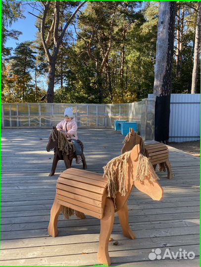 Лошадка на праздник для фотозоны для активных игр