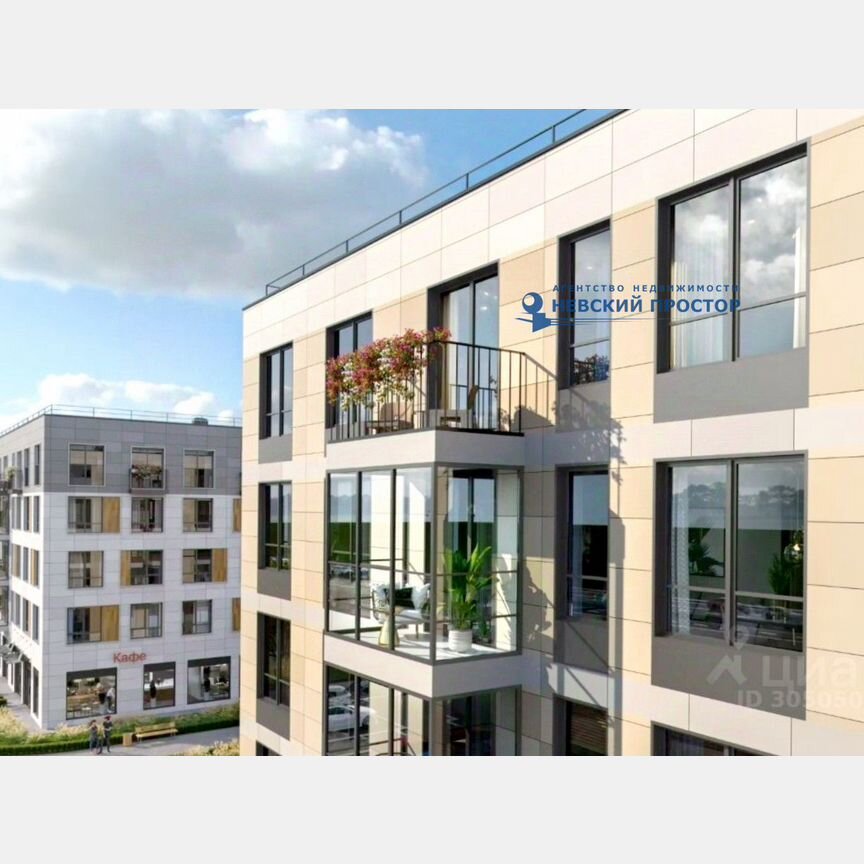Квартира-студия, 23,6 м², 1/5 эт.