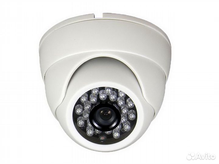 Комплект IP-видеонаблюдения (4 камер) онлайн просм