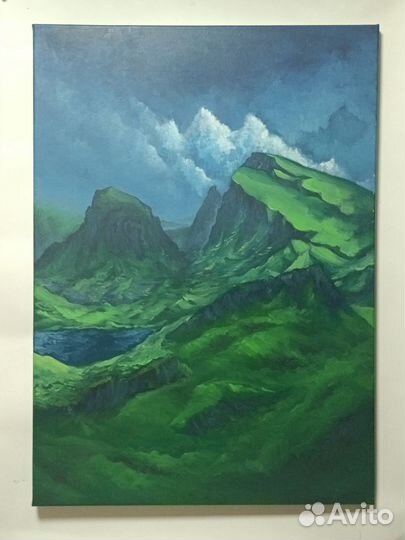 Картина маслом на холсте пейзаж