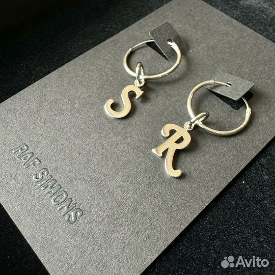 Серьги Raf Simons earrings оригинал