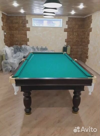 Бильярдный стол Домашний Люкс 10фт на камне