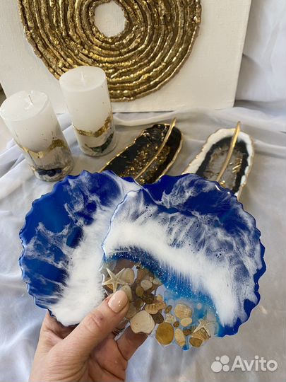 Подстаканники из эпоксидной смолы