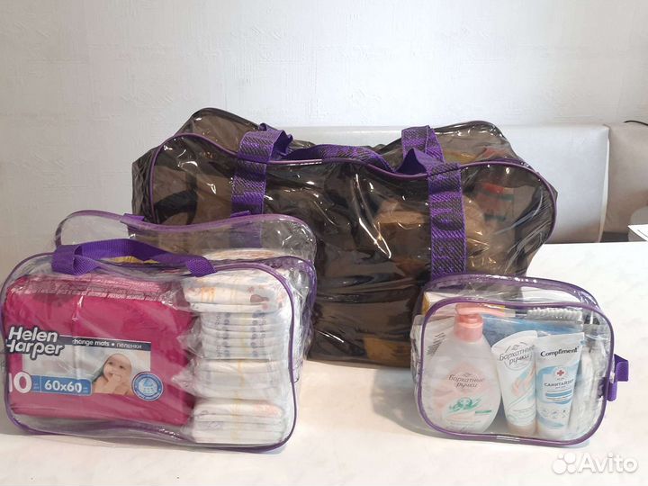 Готовая сумка в роддом 
