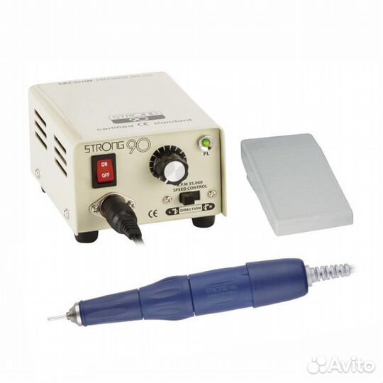 Микромотор зуботехнический Strong 90N/105L, щёточн