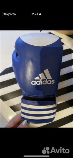 Боксерские перчатки 10 oz adidas