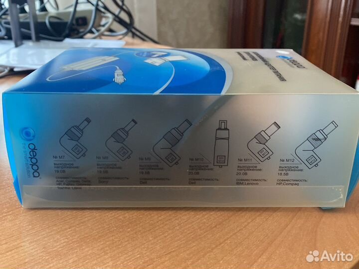 Автомобильный адаптер питания для ноутбуков