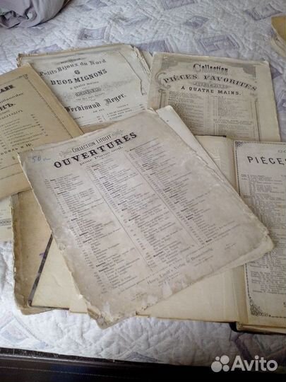 Ноты дореволюционные,подшивки и отдельно