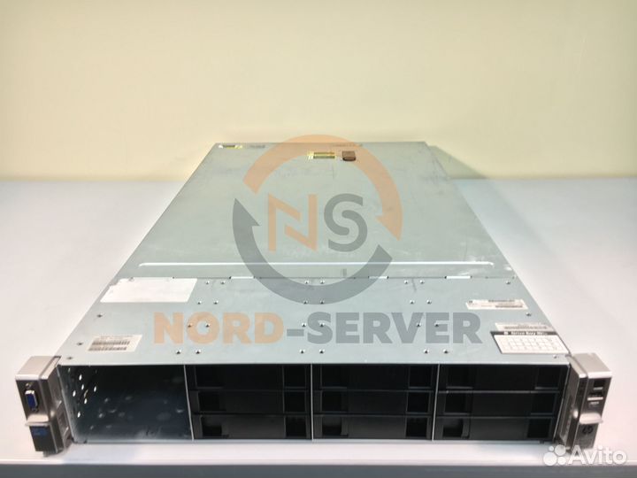 Сервер HP DL380p Gen8 12LFF 2x E5-2680 96GB 750W