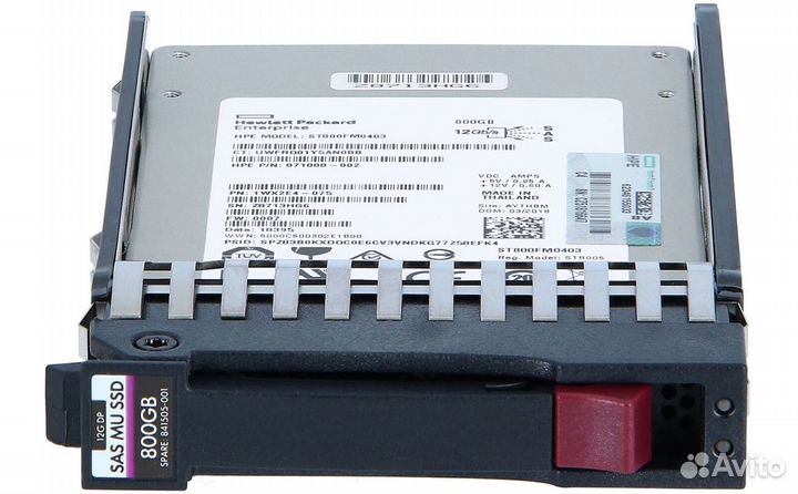 SSD HP 800Gb N9X96A 841505-001 12G SAS 2,5