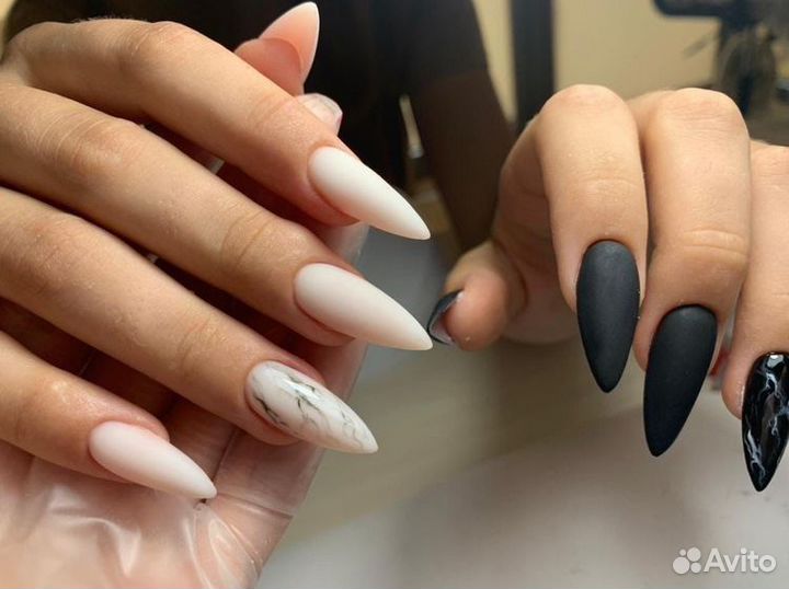 Наращивание ногтей, коррекция