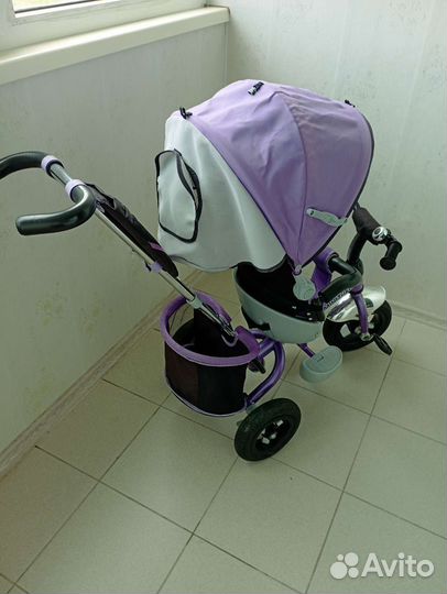 Трехколесный велосипед с родительской ручкой