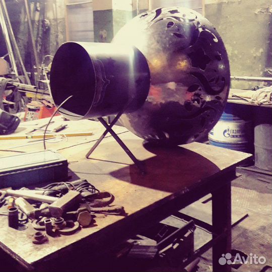 Полусферы стальные, металлические (можно для очаг