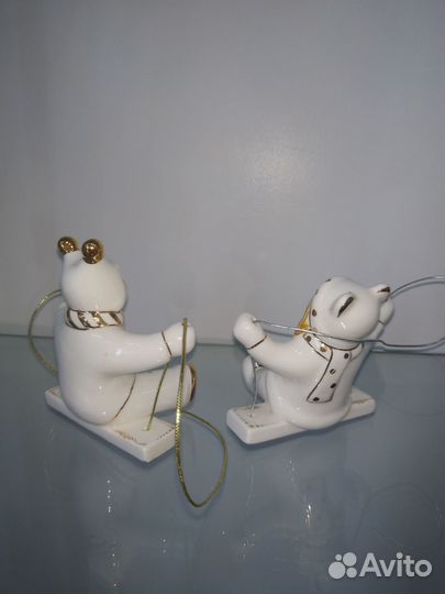 Ёлочные игрушки Фарфор