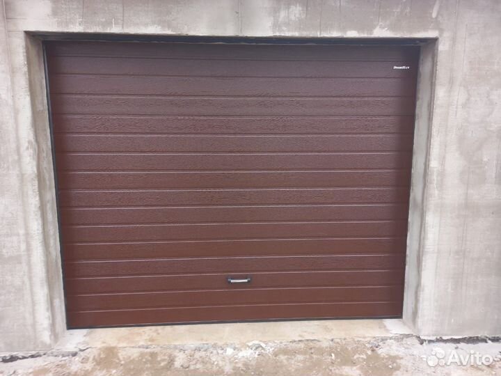 Гаражные секционные ворота дорхан бесплат. замер