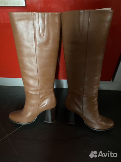 Сапоги женские натуральная кожа 37