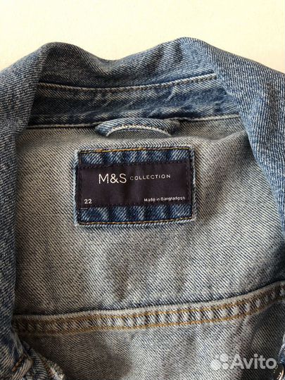 Джинсовая куртка Marks&Spencer, размер 54-56