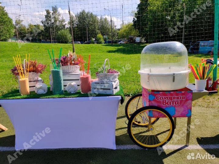 Аренда тележки с сладкой ватой