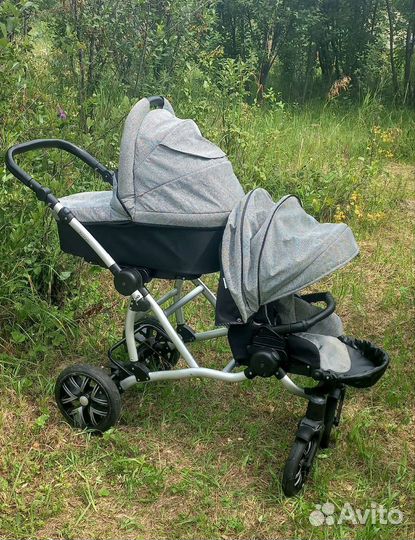 Коляска для двойни 3 в 1