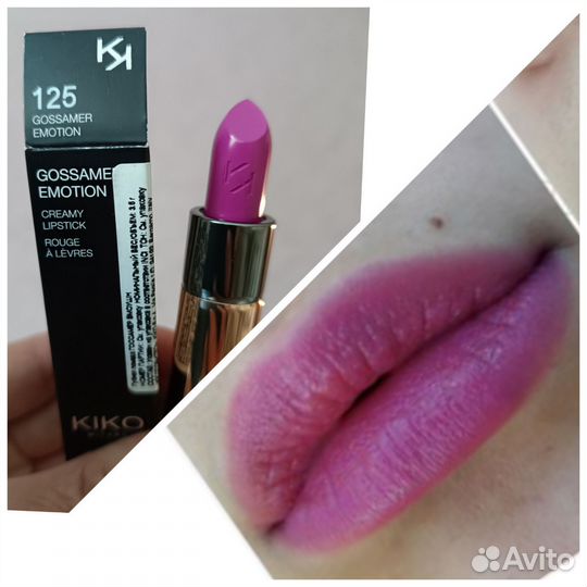 Kiko milano помада gossamer emotion 125