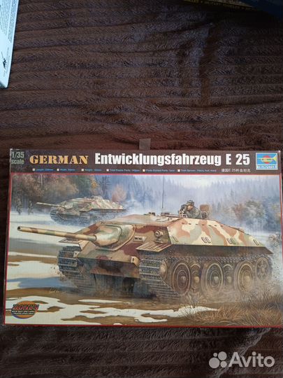 Сборные модели танков 1 35