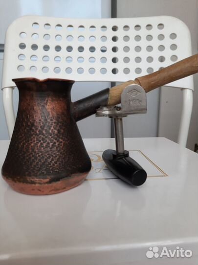 Турка медная Открывалка и ложка заварочная СССР