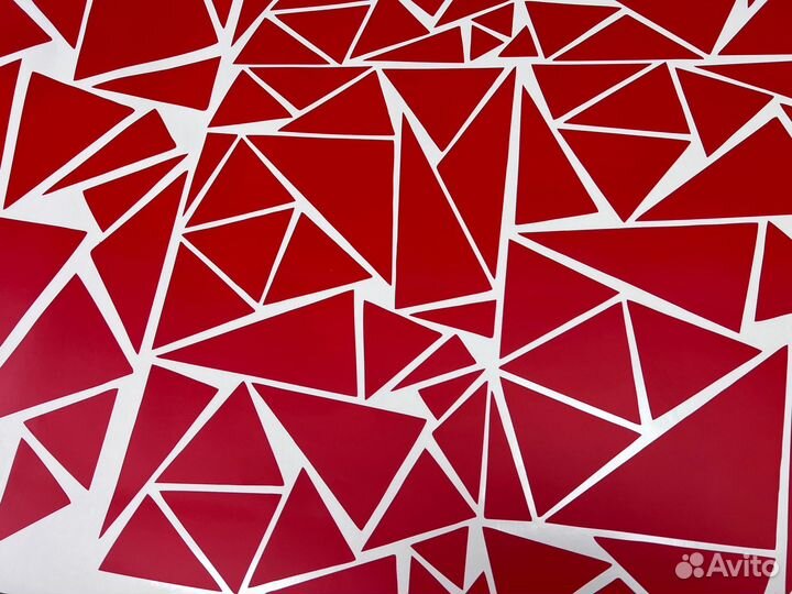 Наклейка треугольники на автомобиль