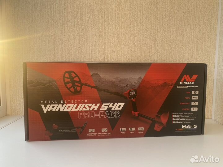 Металлоискатель Minelab vanquish 540 Pro-Pack