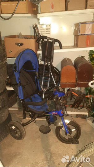 Детский велосипед с ручкой бу