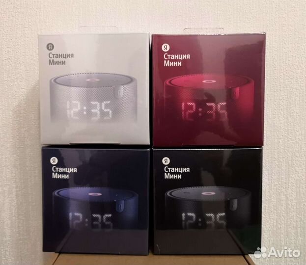 Яндекс Станция Лайт Мини+ с часами чек гарантия