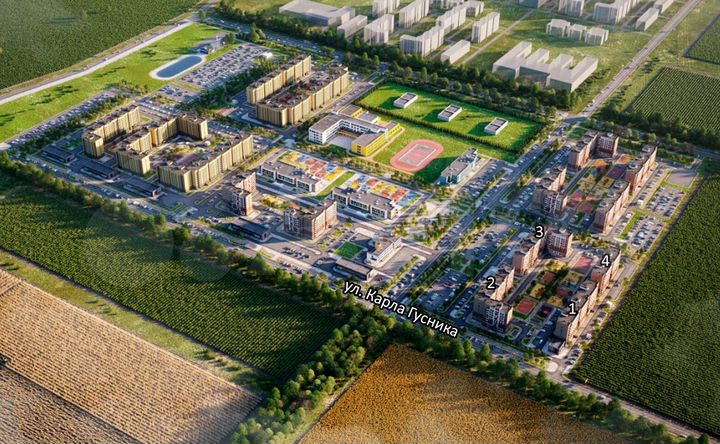 Квартира-студия, 22,4 м², 2/8 эт.