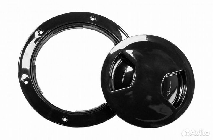 Лючок палубный 113 мм черный 13560-BK AAA