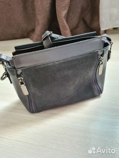 Женская сумка натуральная кожа/замша