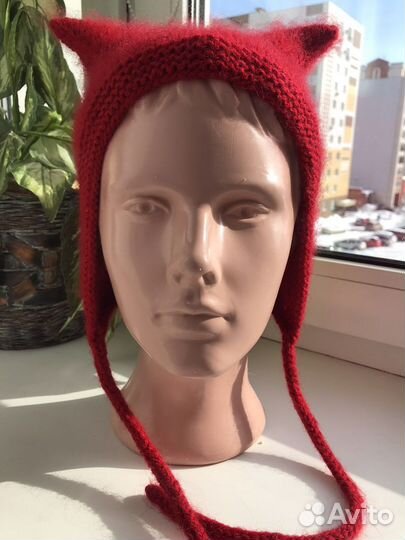 Шапка / Чепчик с ушками