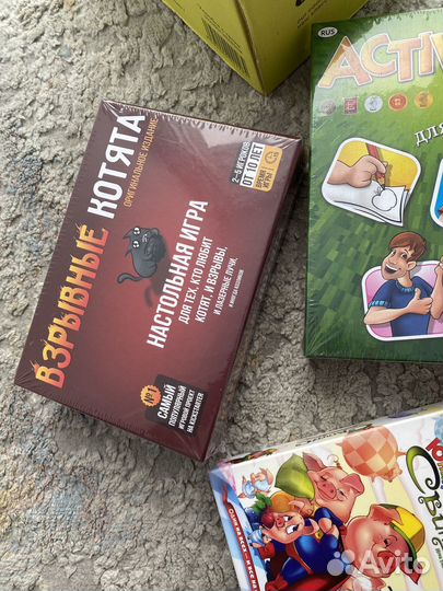 Настольная игра свинтус взрывные котята activity