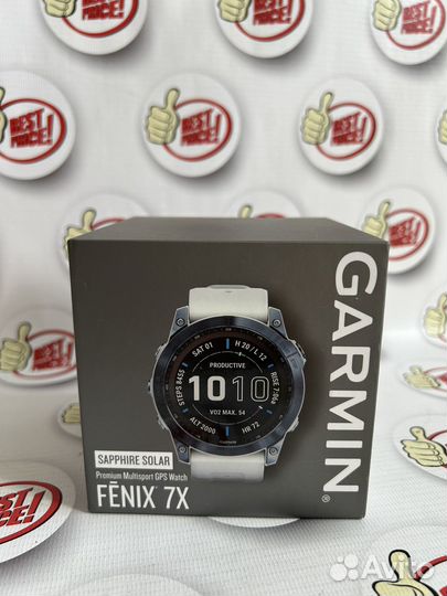 Garmin fenix 7X Sapphire Solar mineral blue