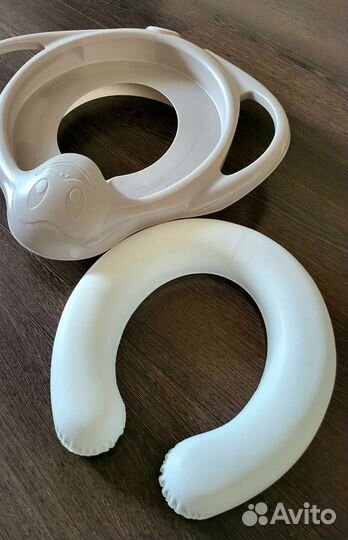 Сидушка горшок накладка детская на унитаз OkBaby