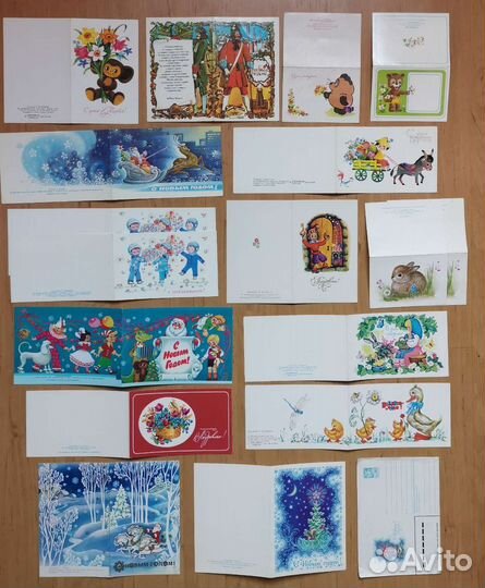 Открытки и календарики СССР