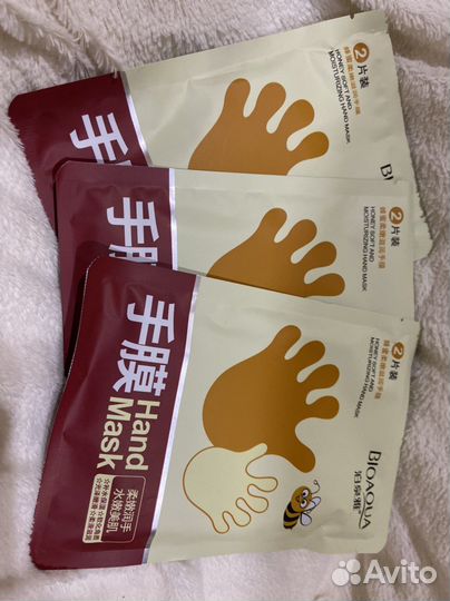 Тканевая маска для рук/ маска перчатки для рук