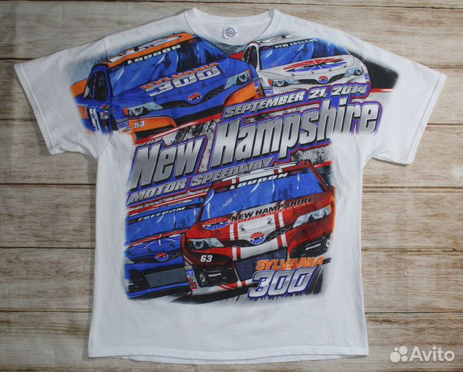 Футболка гонки nascar New Hampshire 2014